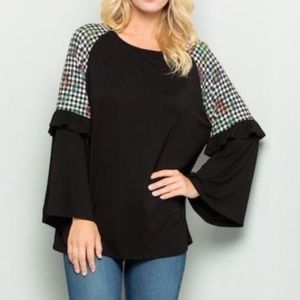 NWT Acting Pro Long Sleeve Combo Top